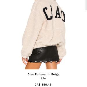 LPA / Revolve CIAO Sherpa jacket size XL